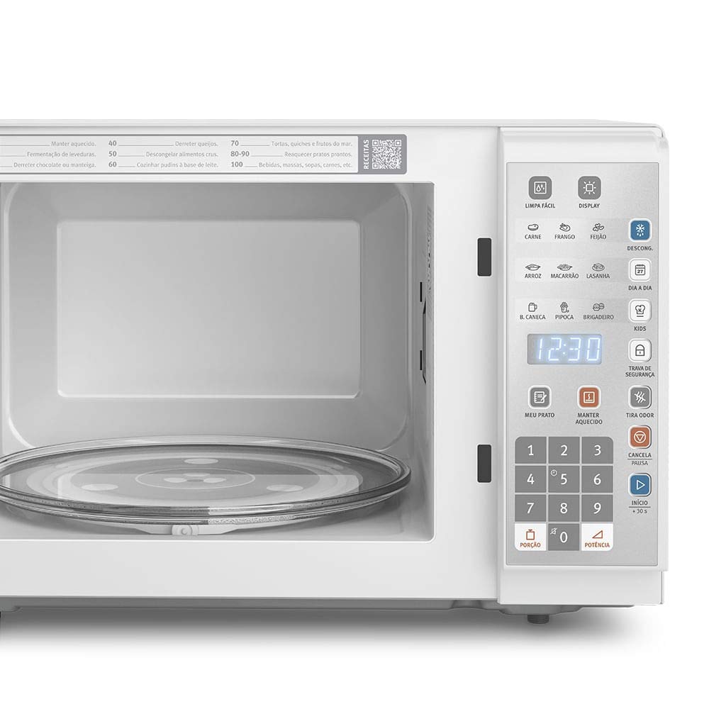 Micro-ondas Electrolux Branco 31L Blue Touch