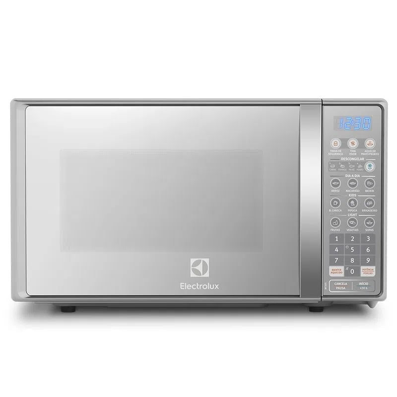 Micro-ondas Electrolux Inox 27L com Função Descongelar