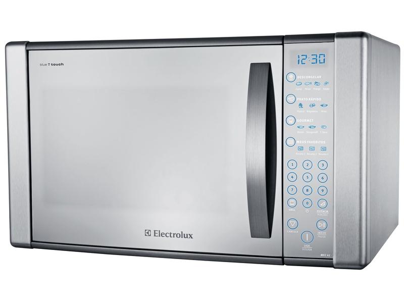 Micro-ondas Electrolux Prata Espelhado 31L Blue Touch